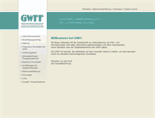 Tablet Screenshot of gwff.de